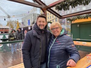 The team at the 2024 Christmas market